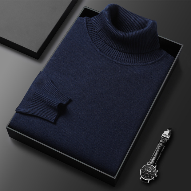 MANSSINO™ | Men's Solid-Color Premium Turtleneck Sweater