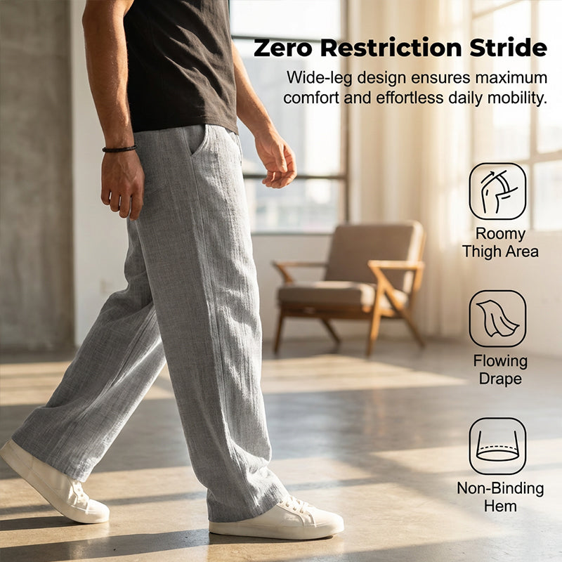 MANSSINO™ | Men's Straight Wide-Leg Summer Trousers