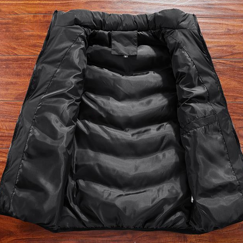 MANSSINO™ | Men's quilted vest with stand-up collar