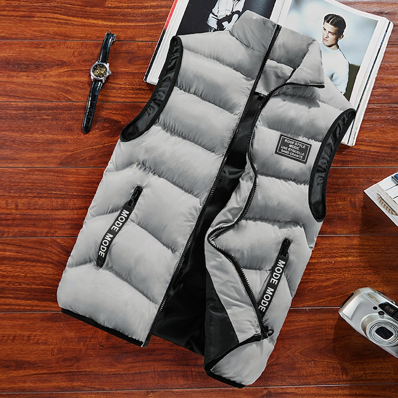 MANSSINO™ | Men's quilted vest with stand-up collar