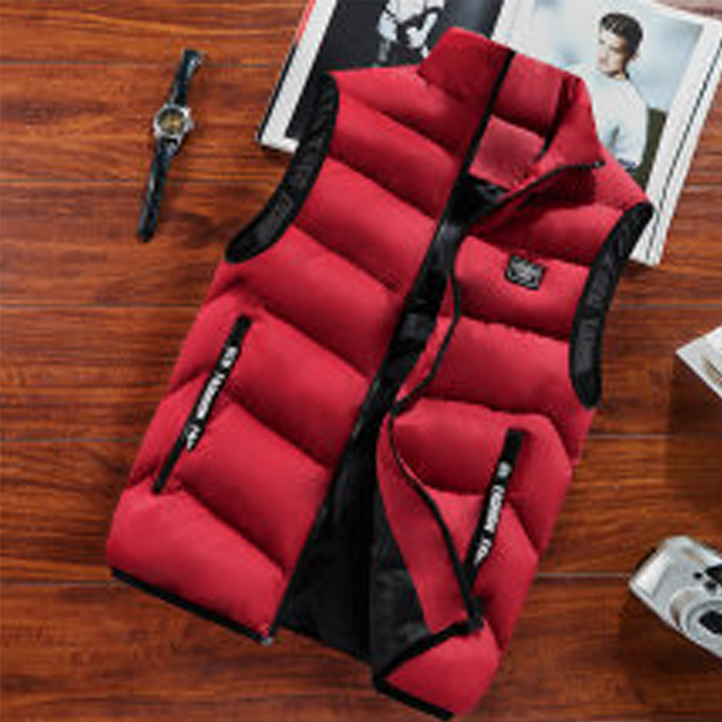 MANSSINO™ | Men's quilted vest with stand-up collar