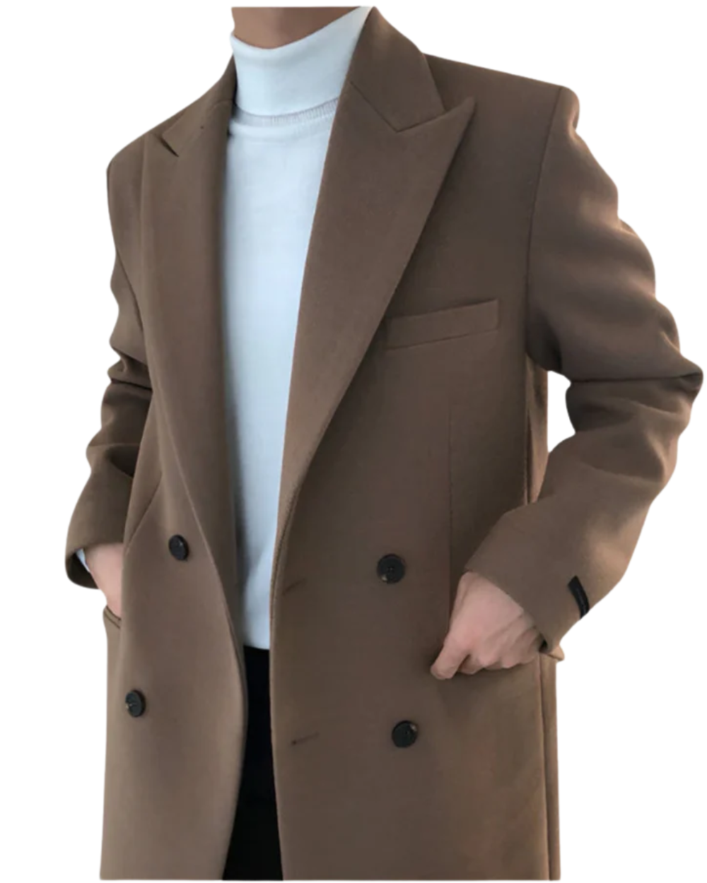 MANSSINO™ | Double-Breasted Wool Coat