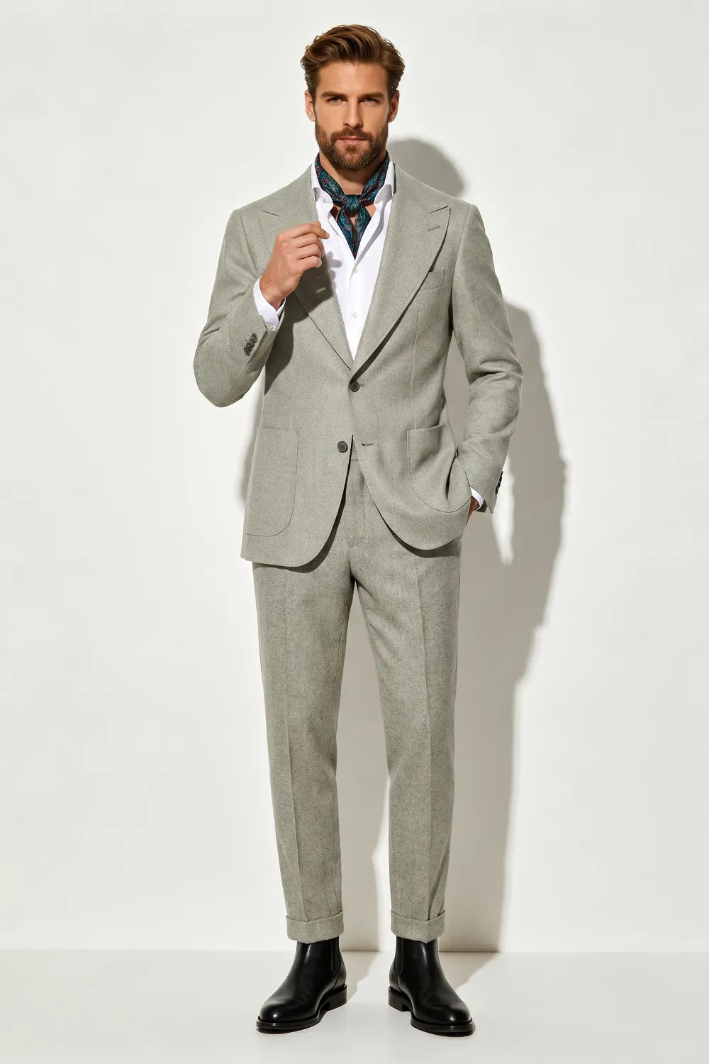 MANSSINO™ | Men's Summer Linen Blend 2-Piece Suit