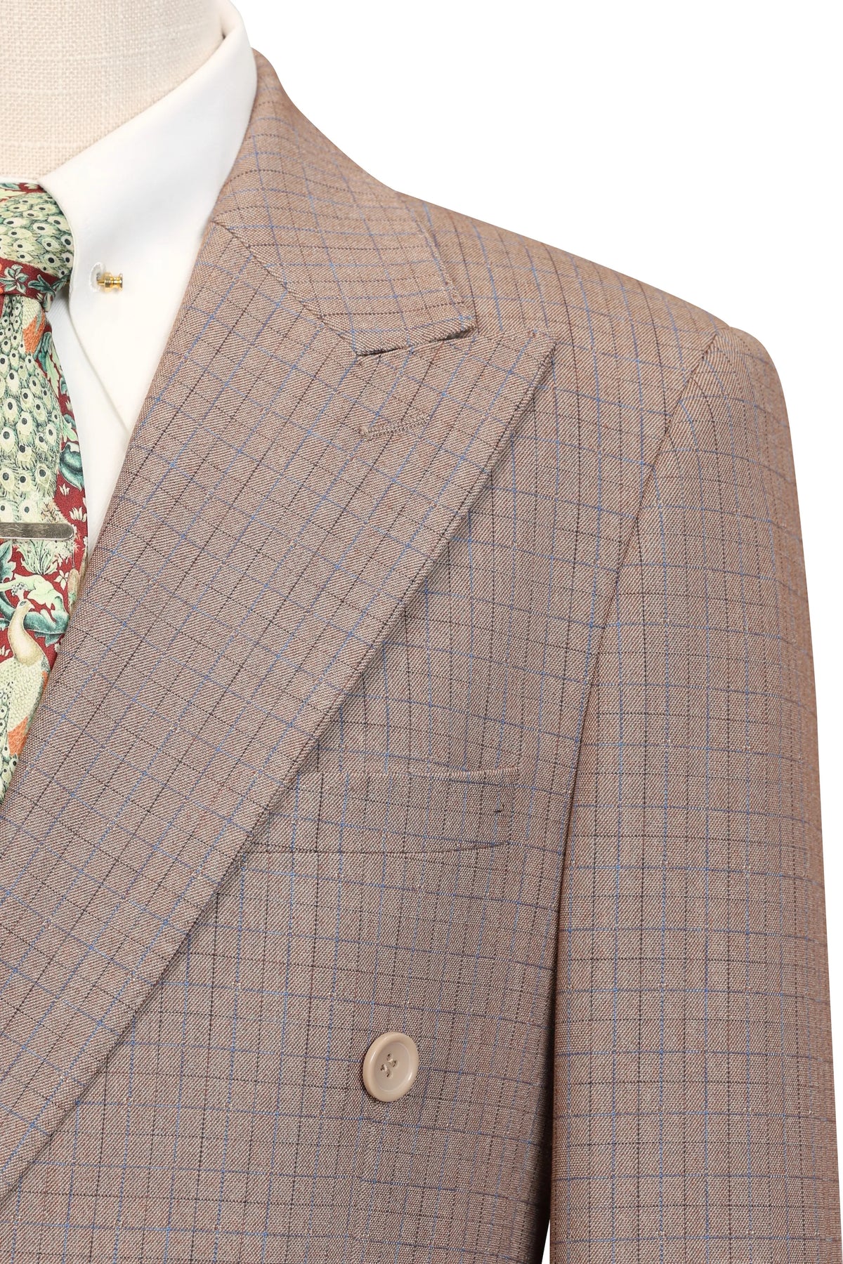 MANSSINO™ | Men's Khaki Vintage-Inspired 2-Piece Suit