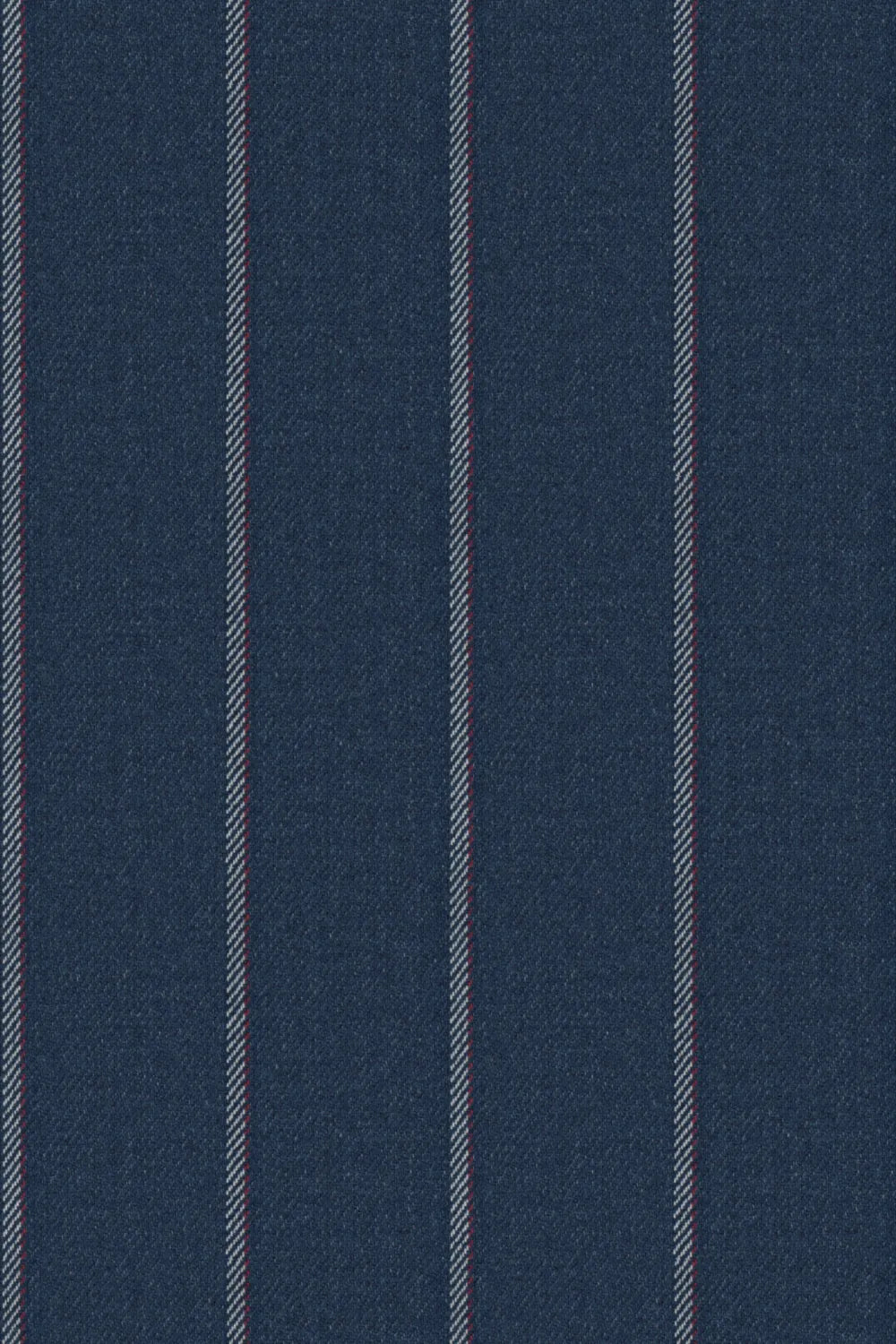 MANSSINO™ | Men's Dark Blue Pinstripe Wide Peak Lapel 2-Piece Suit