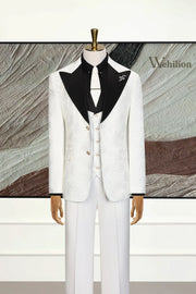 MANSSINO™ | Men's Designer Two-Tone 3-Piece Wedding Suits