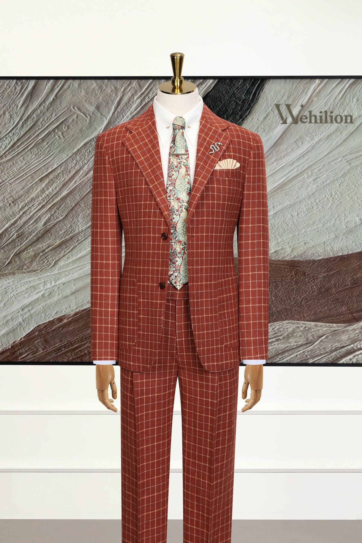 MANSSINO™ | Men's Modern Plaid 2 Piece Suit