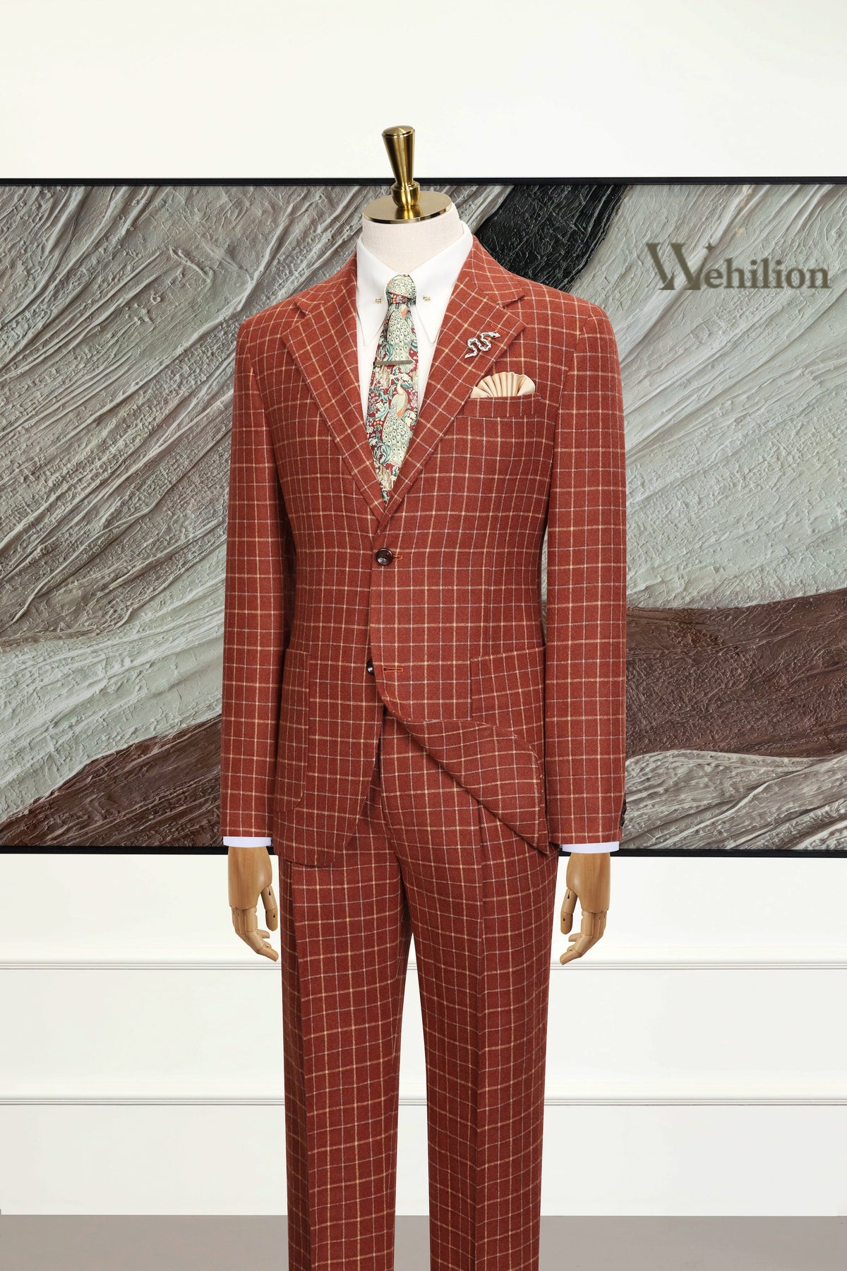 MANSSINO™ | Men's Modern Plaid 2 Piece Suit