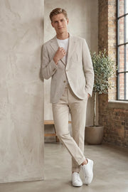 MANSSINO™ | Men's Modern Pinstripe Seersucker 2-Piece Suit