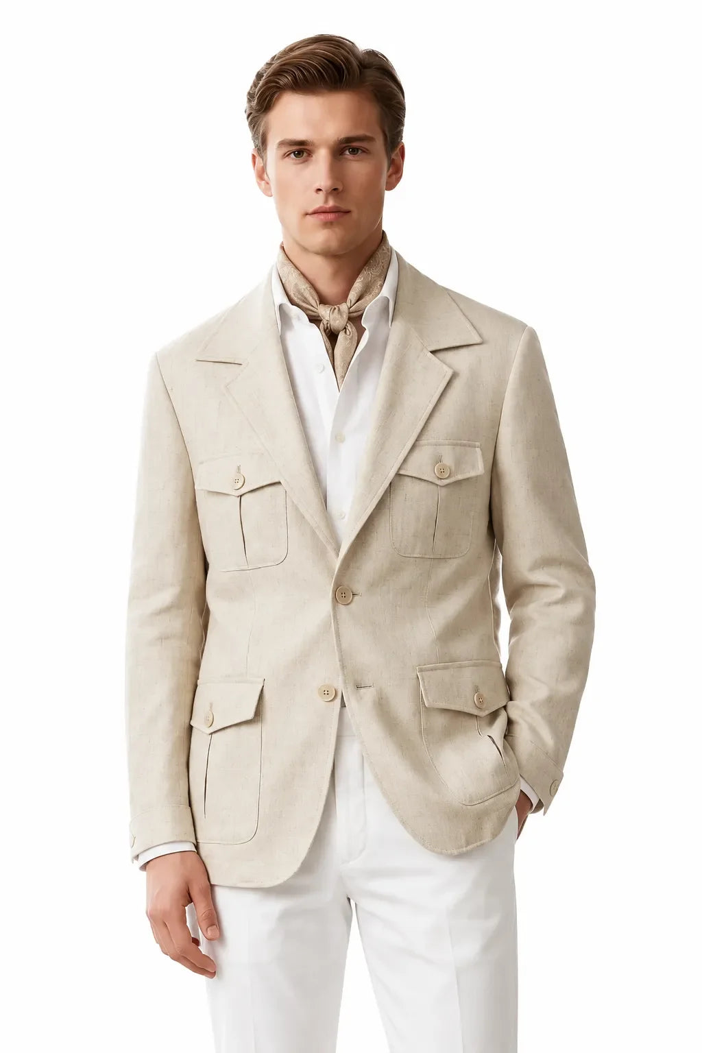 MANSSINO™ | Men's Lightweight Safari 2 Piece Suit