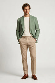 MANSSINO™ | Men's Sage Green Notch Lapel 2-Piece Suit