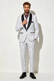 MANSSINO™ | Men's Shawl Lapel Tuxedo 2-Piece Suit