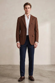MANSSINO™ | Men's Houndstooth Notch Lapel 2-Piece Suit