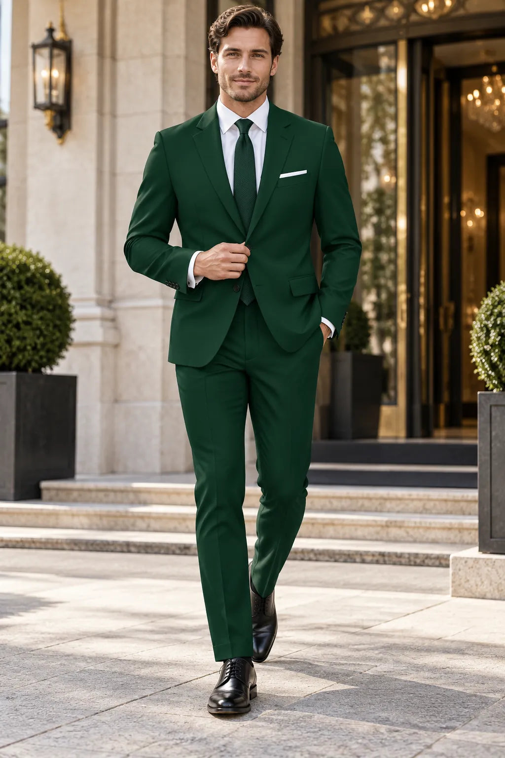 MANSSINO™ | Men's Classic Single-Breasted 2-Piece Suit