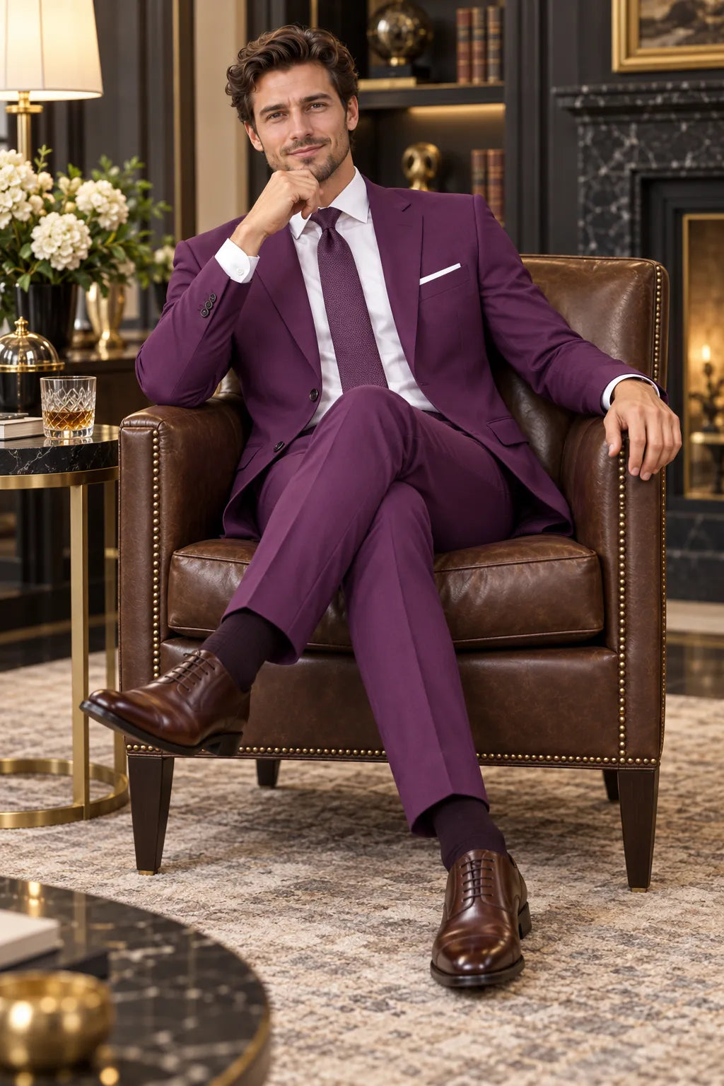 MANSSINO™ | Men's Classic Single-Breasted 2-Piece Suit