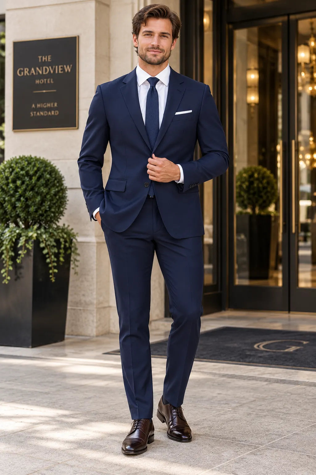 MANSSINO™ | Men's Classic Single-Breasted 2-Piece Suit