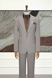 MANSSINO™ | Men's Slim Fit Tweed 2-Piece Suit