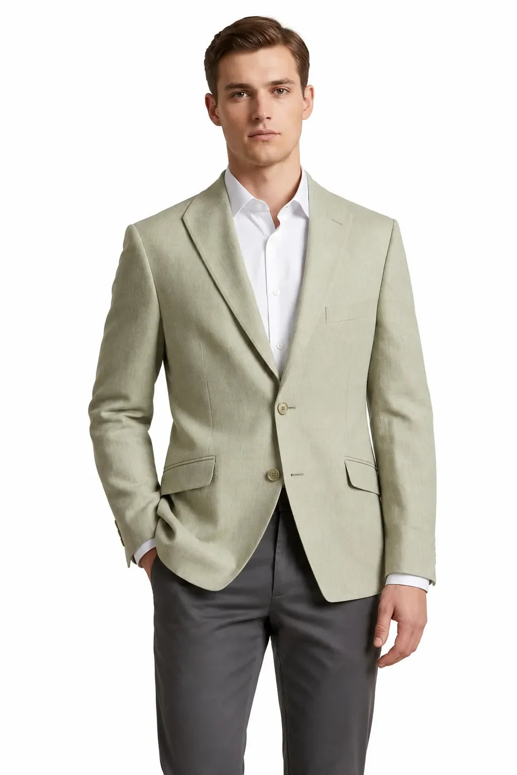 MANSSINO™ | Men's Tailored Linen Summer 2-Piece Suit