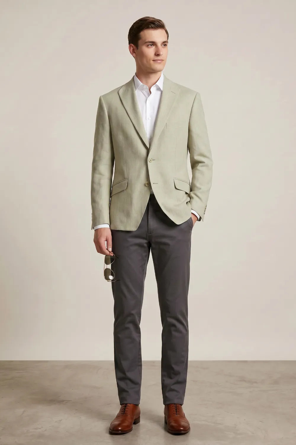 MANSSINO™ | Men's Tailored Linen Summer 2-Piece Suit