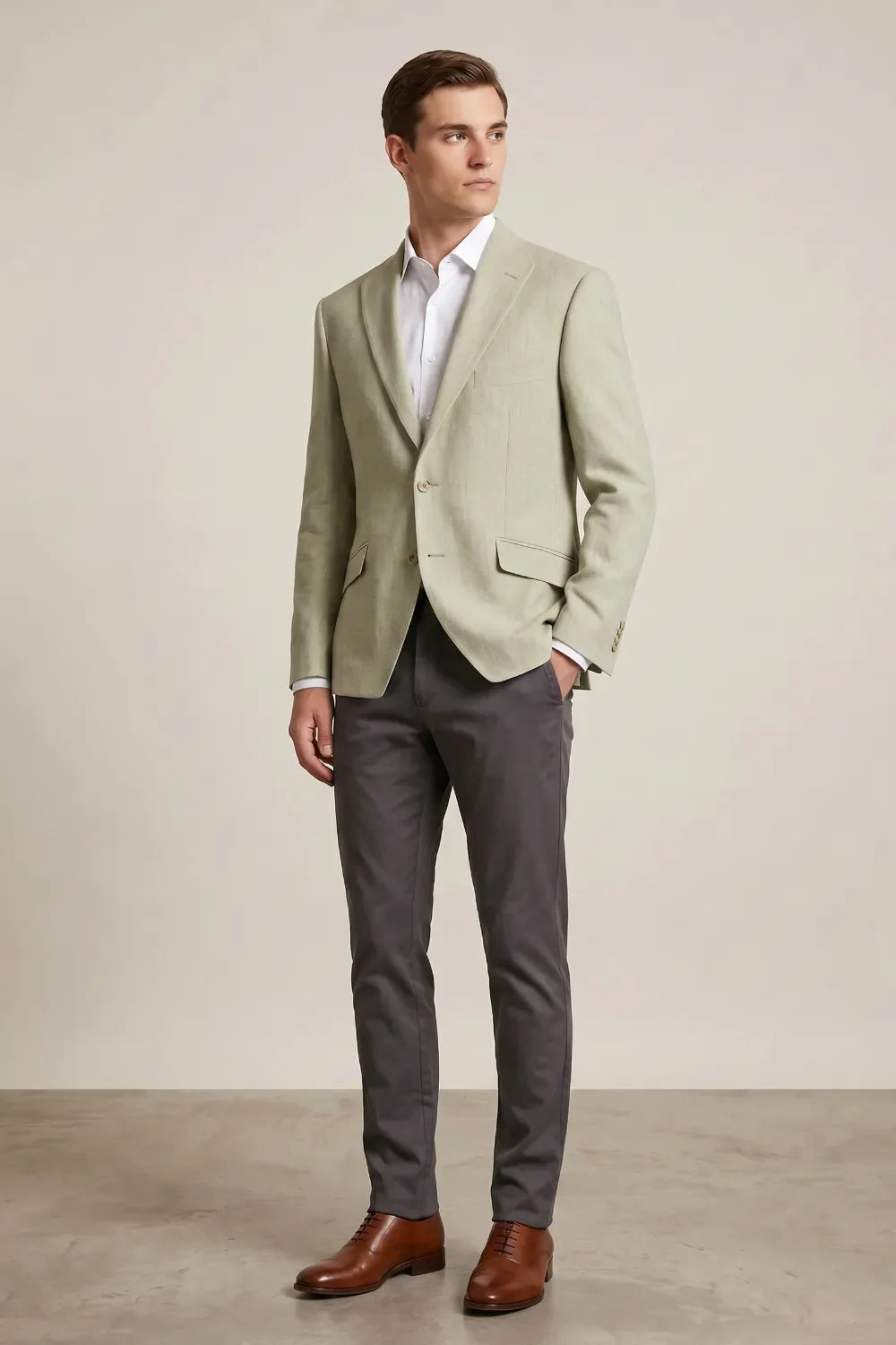 MANSSINO™ | Men's Tailored Linen Summer 2-Piece Suit