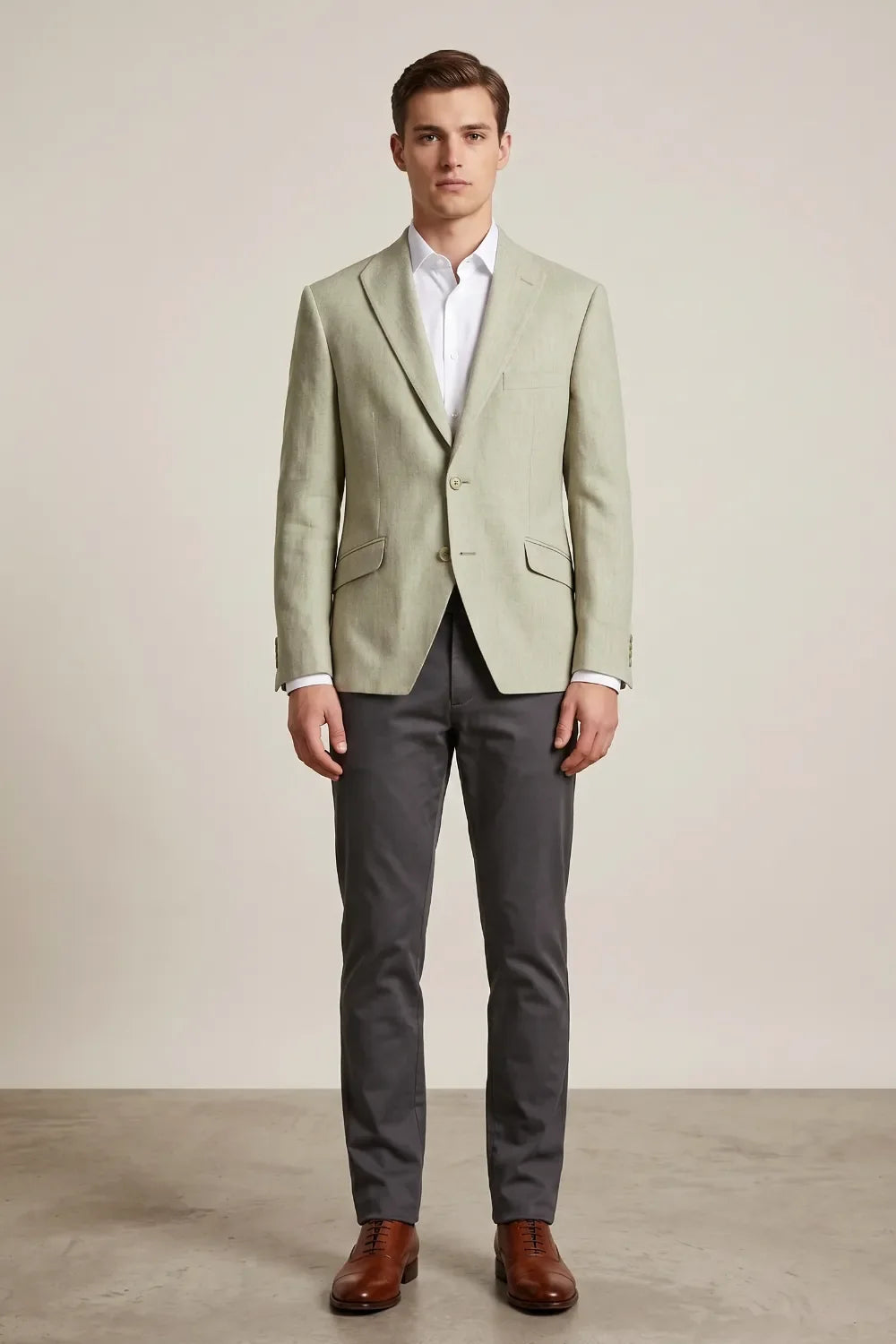 MANSSINO™ | Men's Tailored Linen Summer 2-Piece Suit