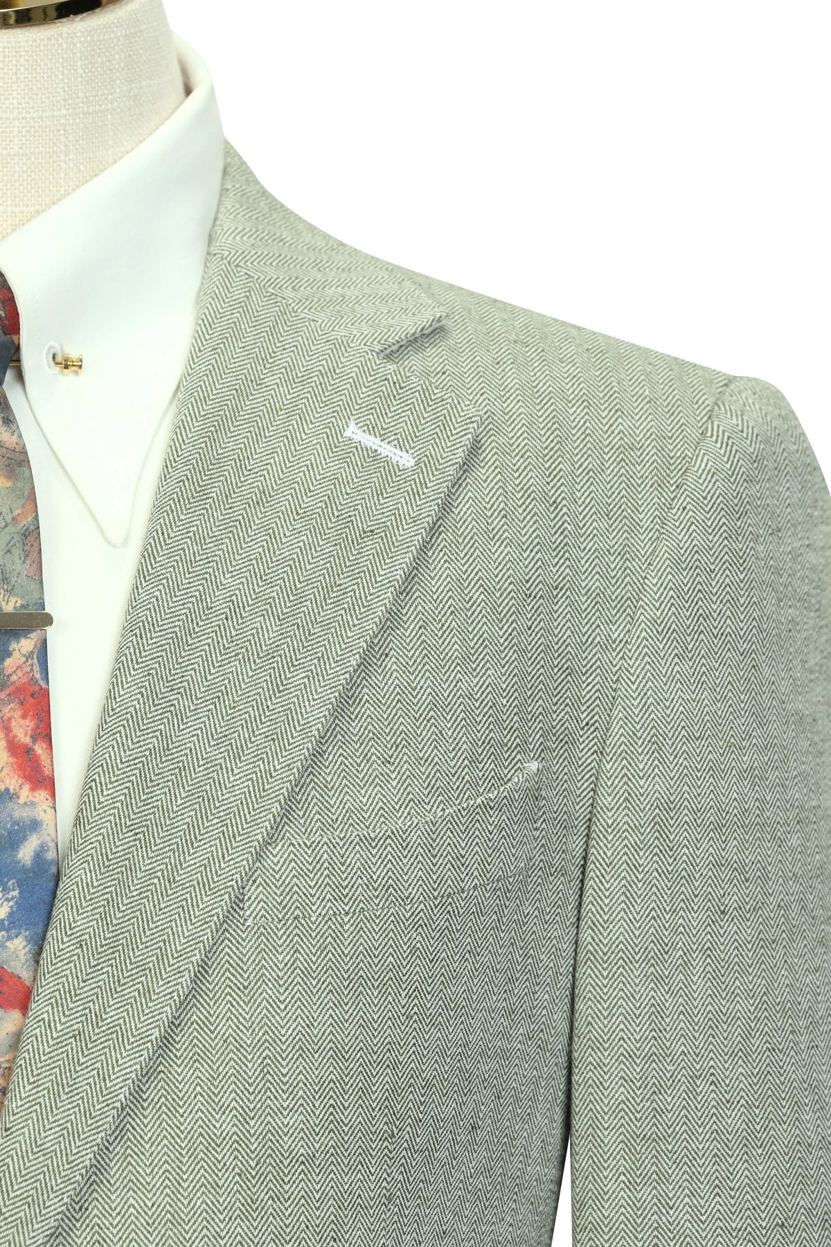 MANSSINO™ | Men's Green Summer Linen 3-Piece Suit