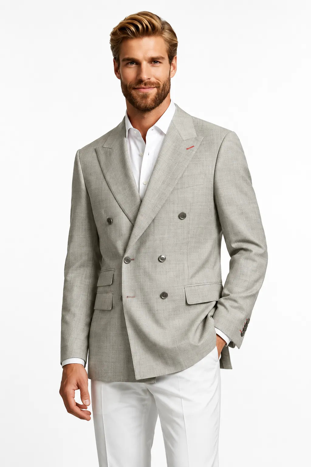 MANSSINO™ | Men's Modern Double-Breasted 2-Piece Suit