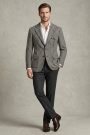 MANSSINO™ | Men's Tailored Houndstooth 2-Piece Suit