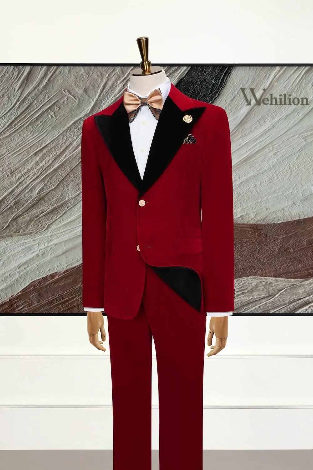 MANSSINO™ | Men's Statement Velvet 3-Piece Suits