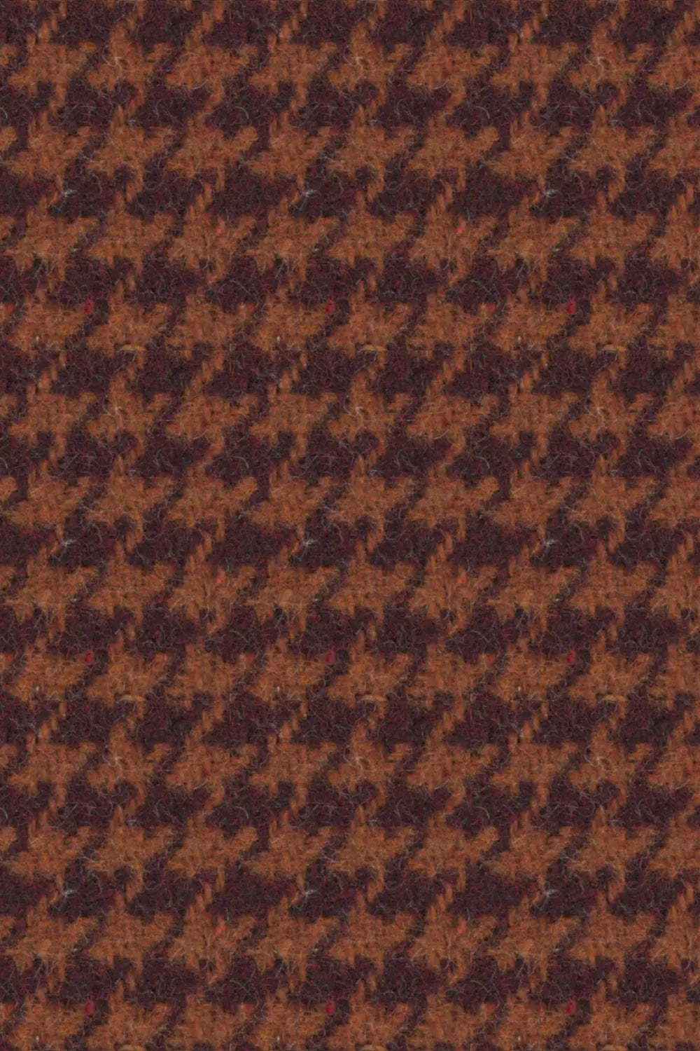 MANSSINO™ | Men's Brown Houndstooth Double-Breasted 2 Piece Suit