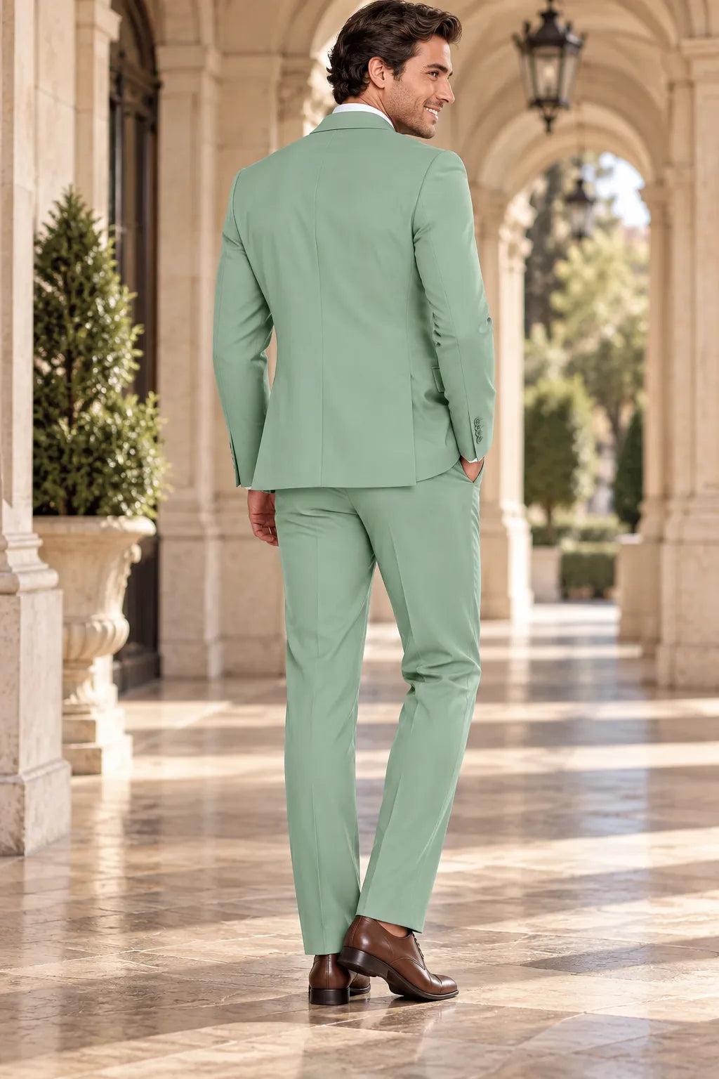 MANSSINO™ | Men's Spring Wedding Single-Breasted Three-Piece Suit
