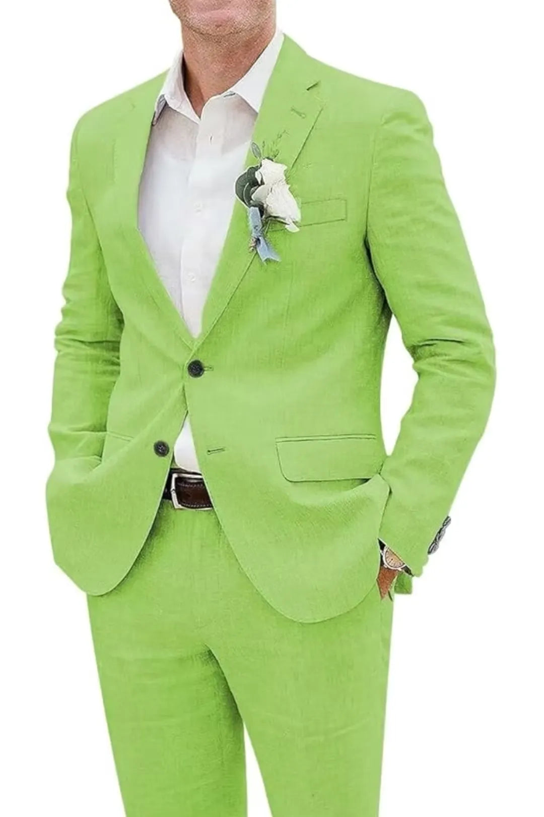 MANSSINO™ | Men's Summer Linen 2 Piece Suit
