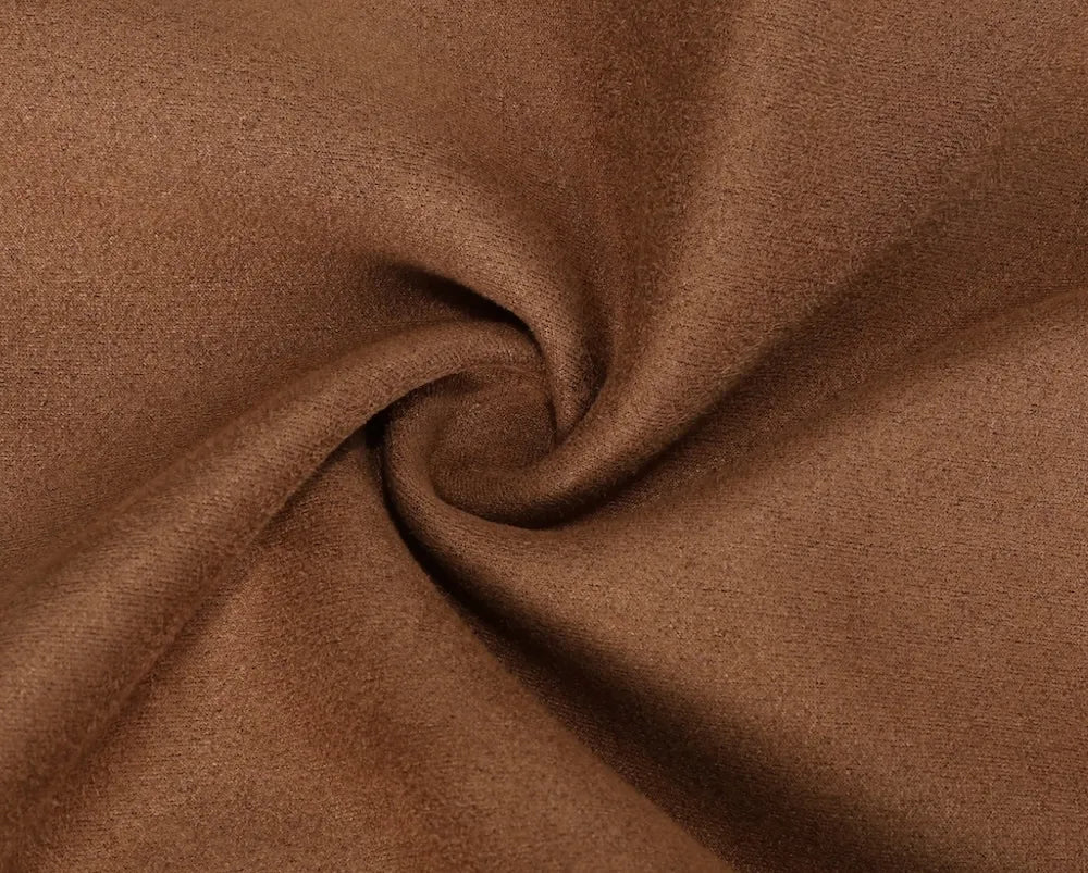 MANSSINO™ | Men's Brown Suede Safari 2-Piece Suit
