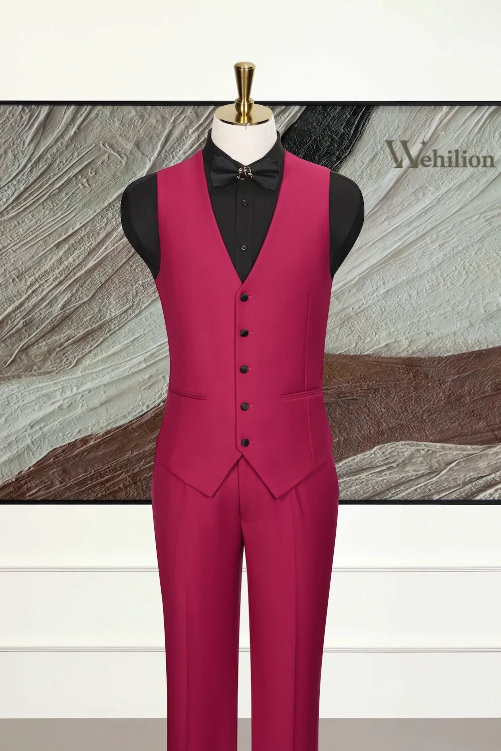 MANSSINO™ | Men's Shawl-Lapel Tuxedo Three-Piece Suit