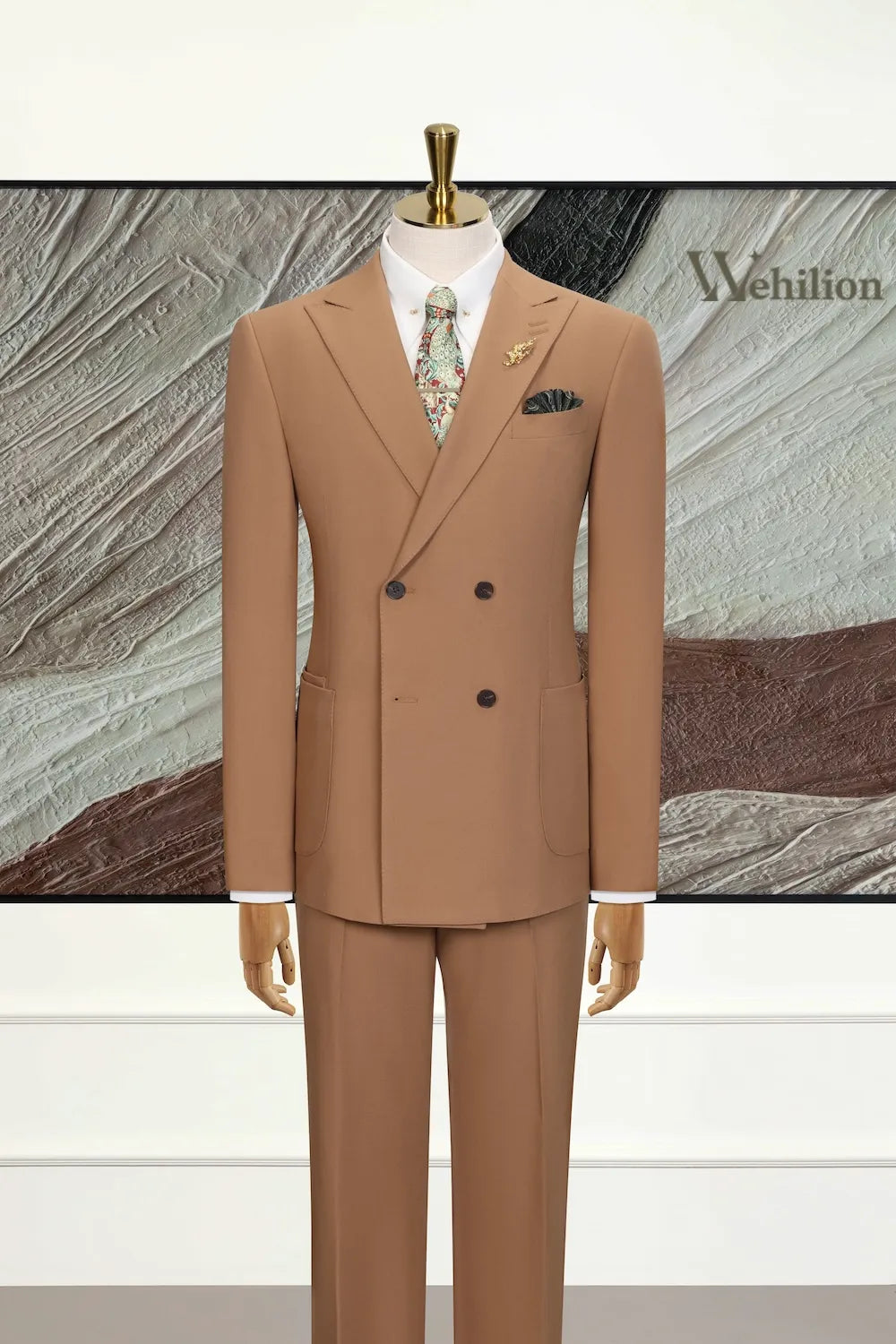 MANSSINO™ | Men's Classic Peak Lapel 3-Piece Suits