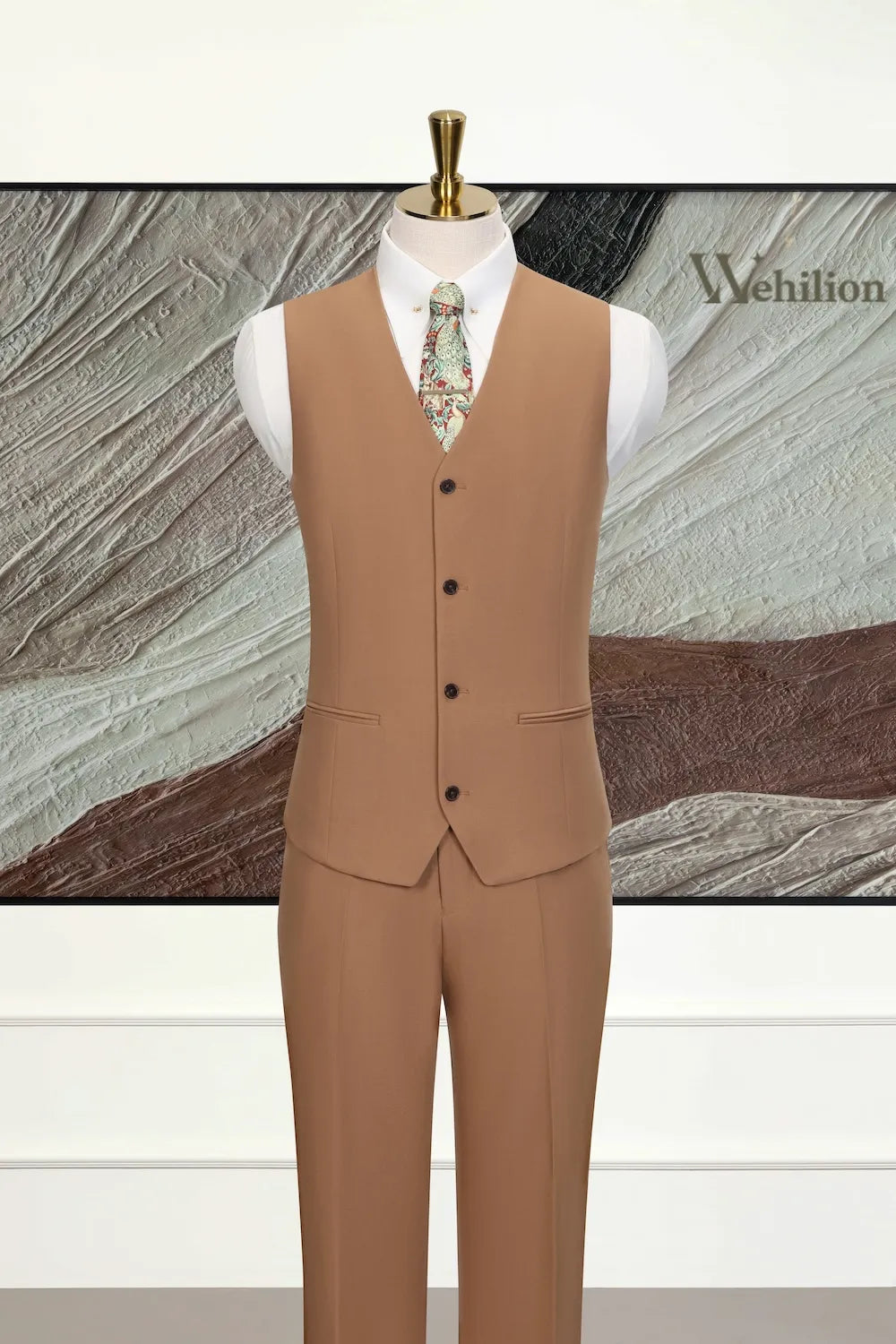 MANSSINO™ | Men's Classic Peak Lapel 3-Piece Suits