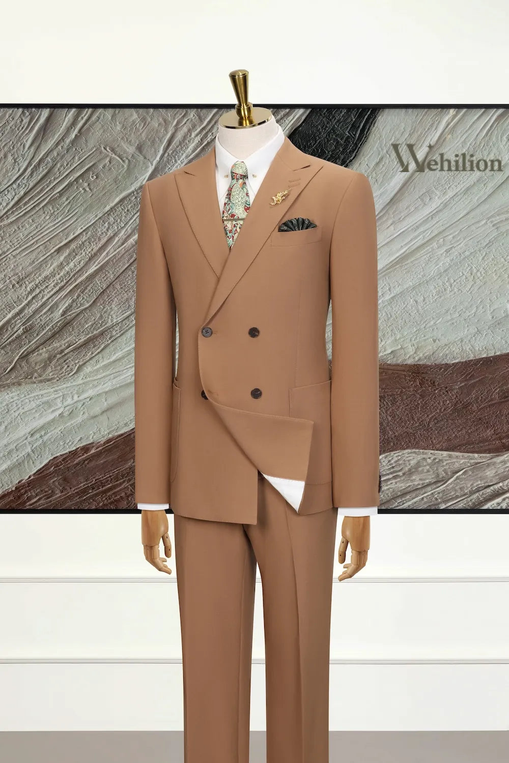 MANSSINO™ | Men's Classic Peak Lapel 3-Piece Suits