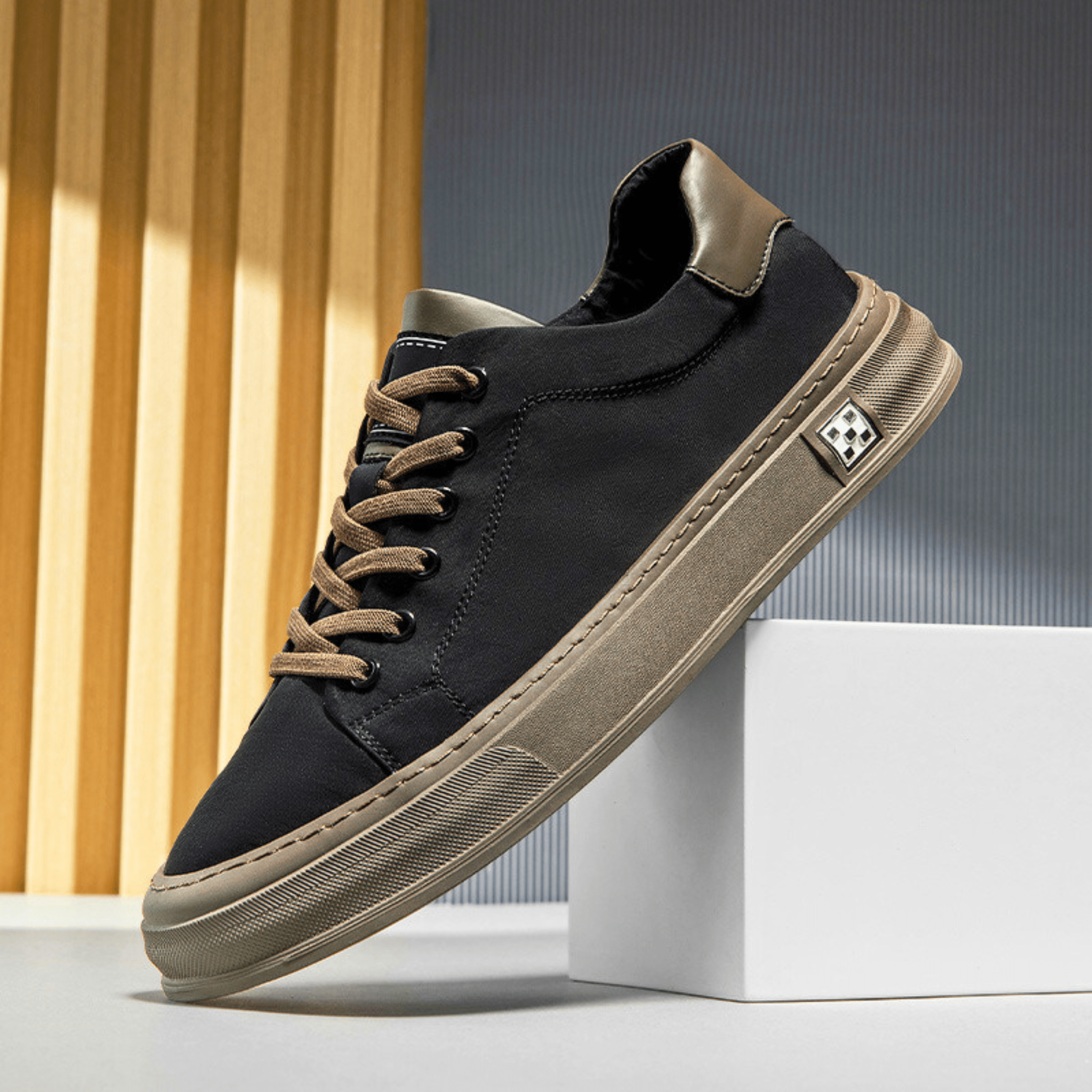 MANSSINO™ | MENS CANVAS TRAINERS