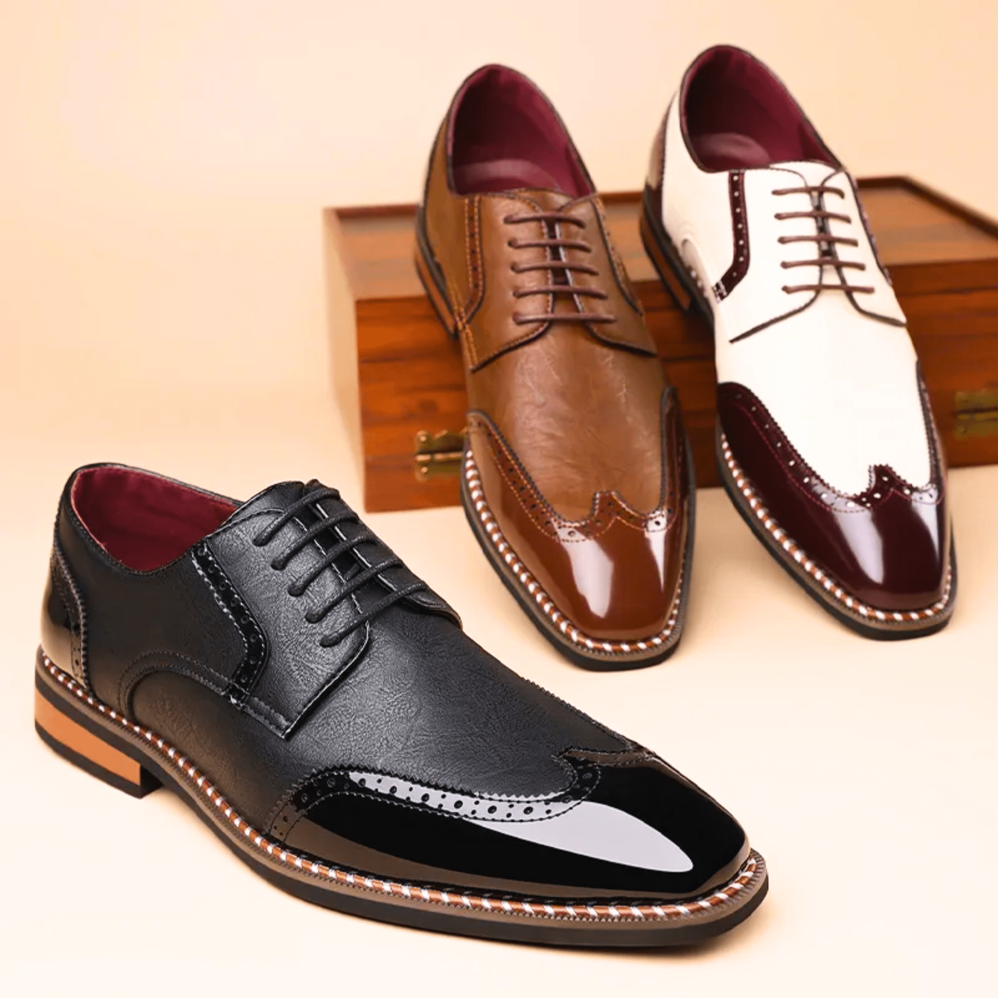 MANSSINO™ | MEN'S TWO-TONE SHOES