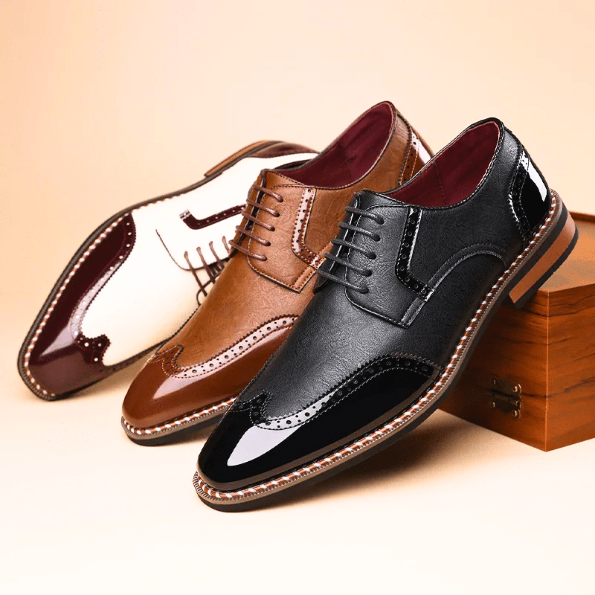 MANSSINO™ | MEN'S TWO-TONE SHOES