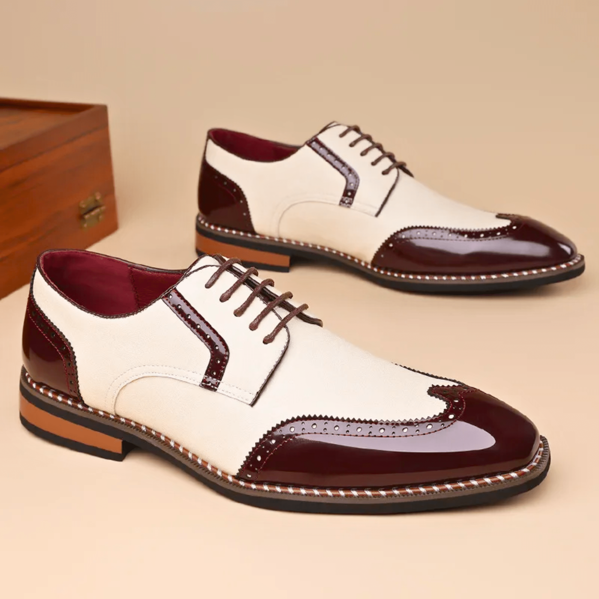 MANSSINO™ | MEN'S TWO-TONE SHOES