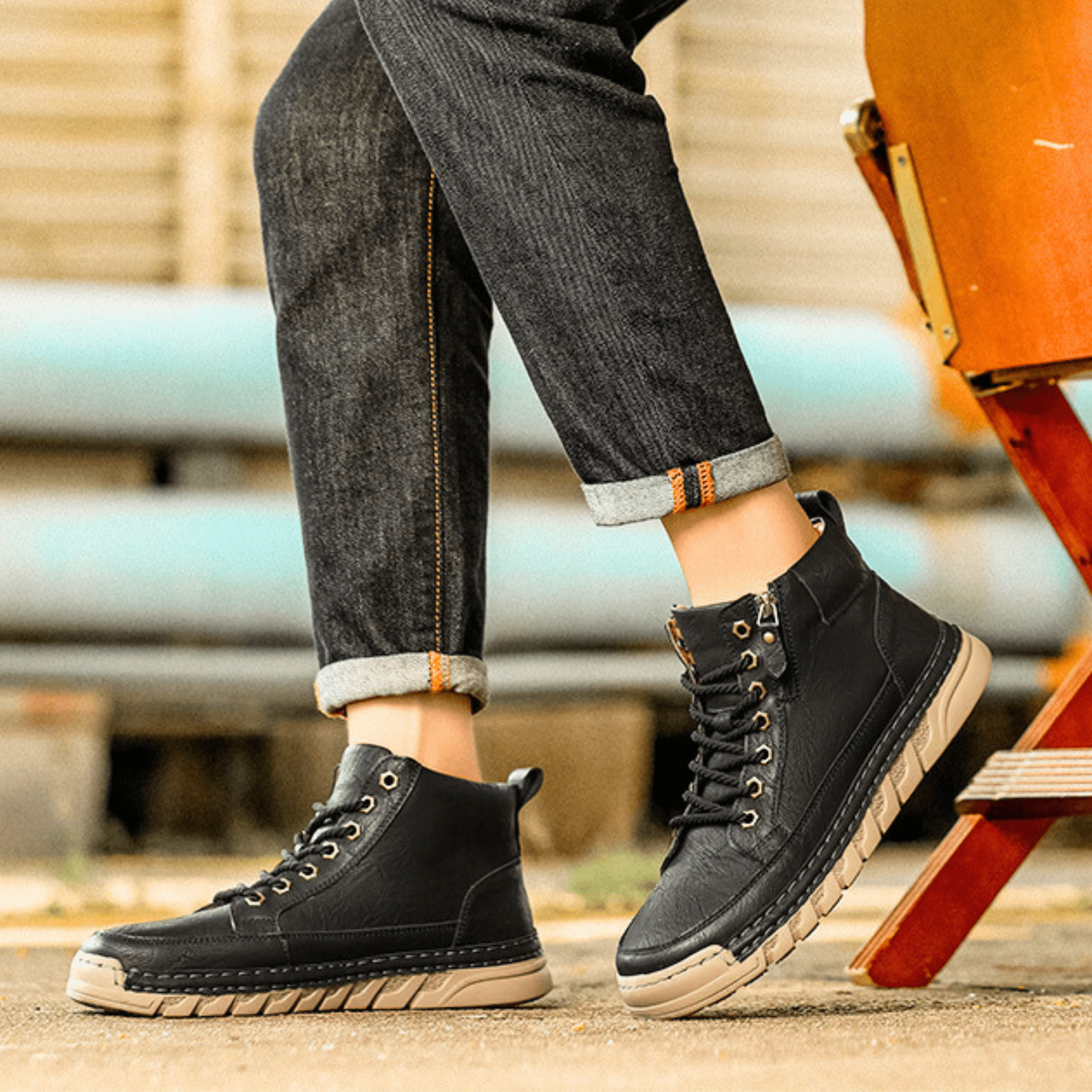 MANSSINO™ | MENS LEATHER BOOTS