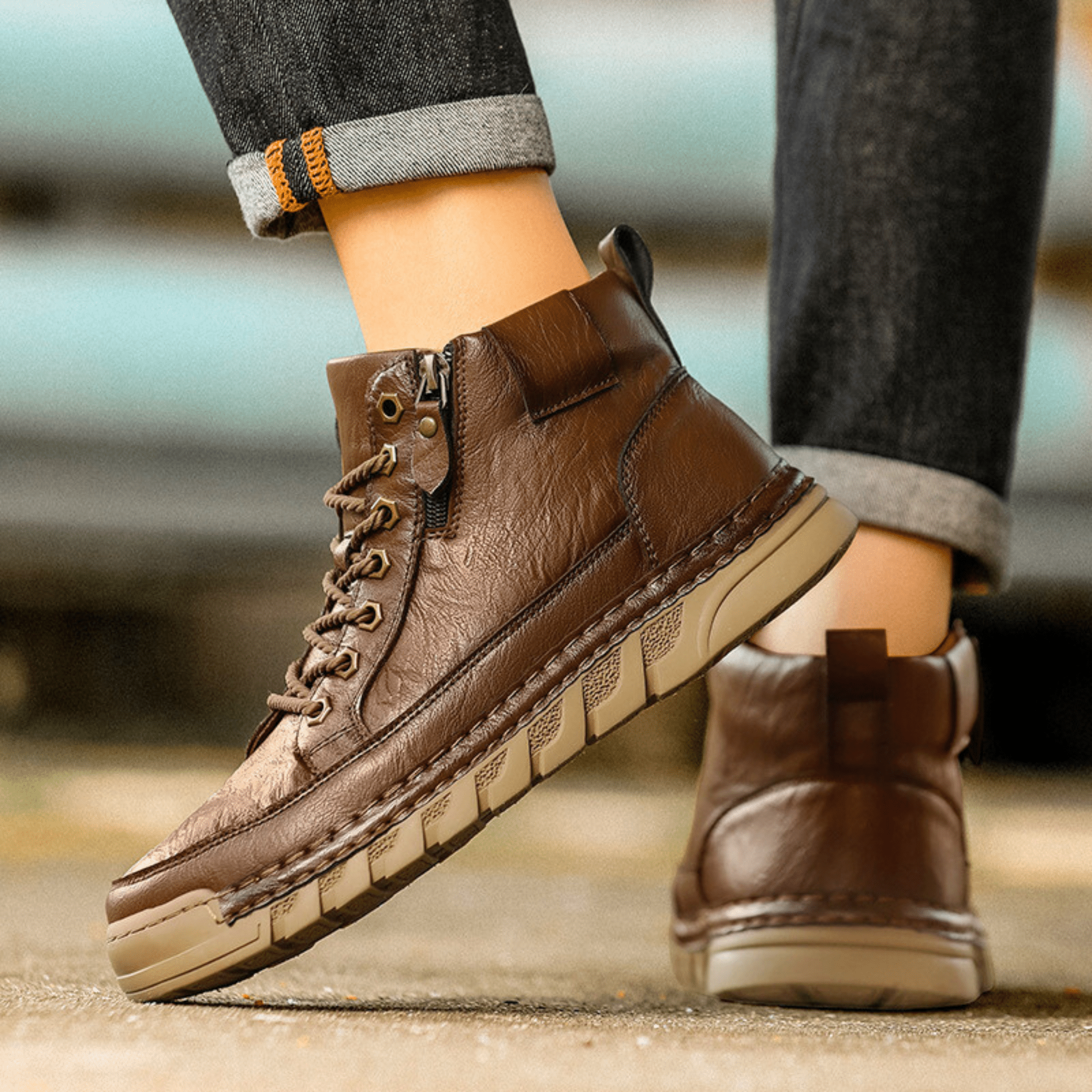 MANSSINO™ | MENS LEATHER BOOTS