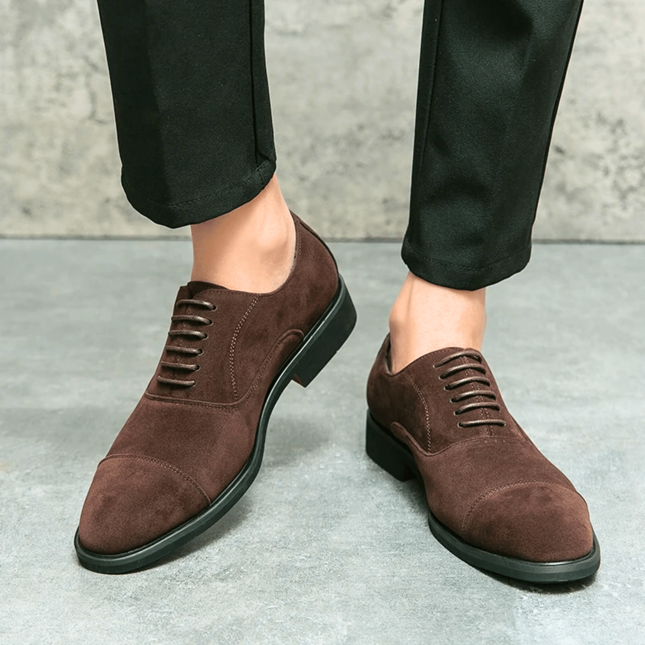 MANSSINO™ | Men's Suede Lace-Up Derby