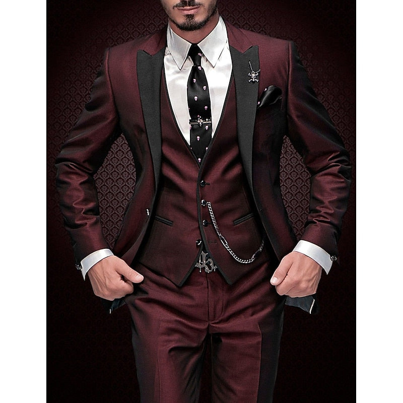 MANSSINO™ | Men's Linen Three-Piece Suit